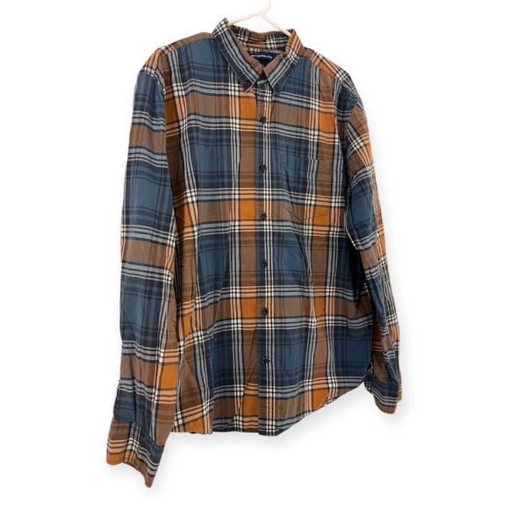 Old Navy Mens Slim Fit‎ Long Sleeve Plaid XL